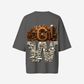 G West Womens OVERSIZED DETROIT MOTORCITY T-SHIRT