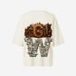 G West Womens OVERSIZED DETROIT MOTORCITY T-SHIRT