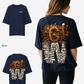 G West Womens OVERSIZED DETROIT MOTORCITY T-SHIRT
