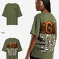 G West Womens OVERSIZED DETROIT MOTORCITY T-SHIRT