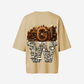 G West Womens OVERSIZED DETROIT MOTORCITY T-SHIRT