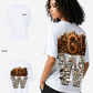 G West Womens OVERSIZED DETROIT MOTORCITY T-SHIRT