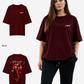 G West Womens Oversized Drunk In Love Tee
