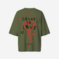 G West Womens Oversized Drunk In Love Tee