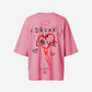 G West Womens Oversized Drunk In Love Tee