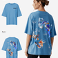 G West Womens Oversized Fish Lifestyle T Shirt