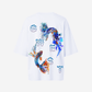 G West Womens Oversized Fish Lifestyle T Shirt