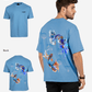 G West Mens Oversized Fish Lifestyle T Shirt