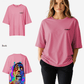 G West Womens Oversized Flaming Zombie Tee