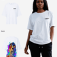 G West Womens Oversized Flaming Zombie Tee