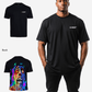 G West Mens Oversized Flaming Zombie Tee