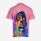 G West Mens Oversized Flaming Zombie Tee