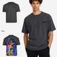 G West Mens Oversized Flaming Zombie Tee
