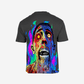 G West Mens Oversized Flaming Zombie Tee
