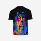 G West Mens Oversized Flaming Zombie Tee