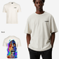 G West Mens Oversized Flaming Zombie Tee