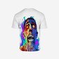 G West Mens Oversized Flaming Zombie Tee