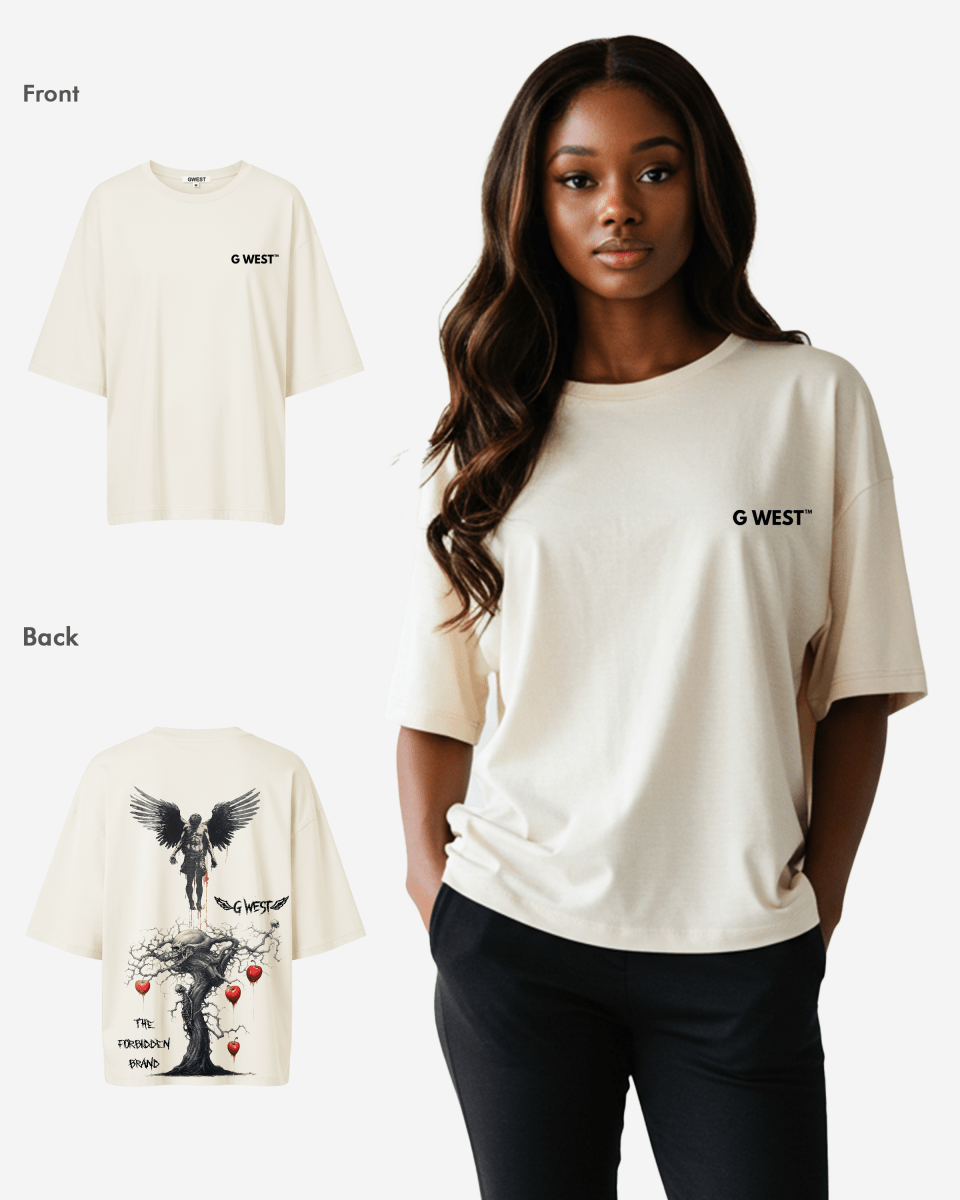 G West Womens Oversized Forbidden Brand Tee
