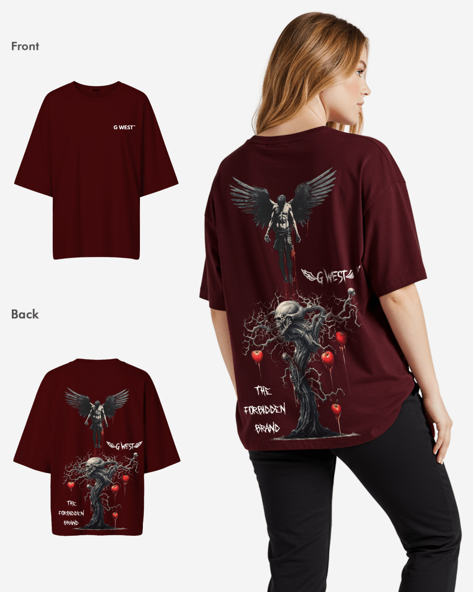 G West Womens Oversized Forbidden Brand Tee