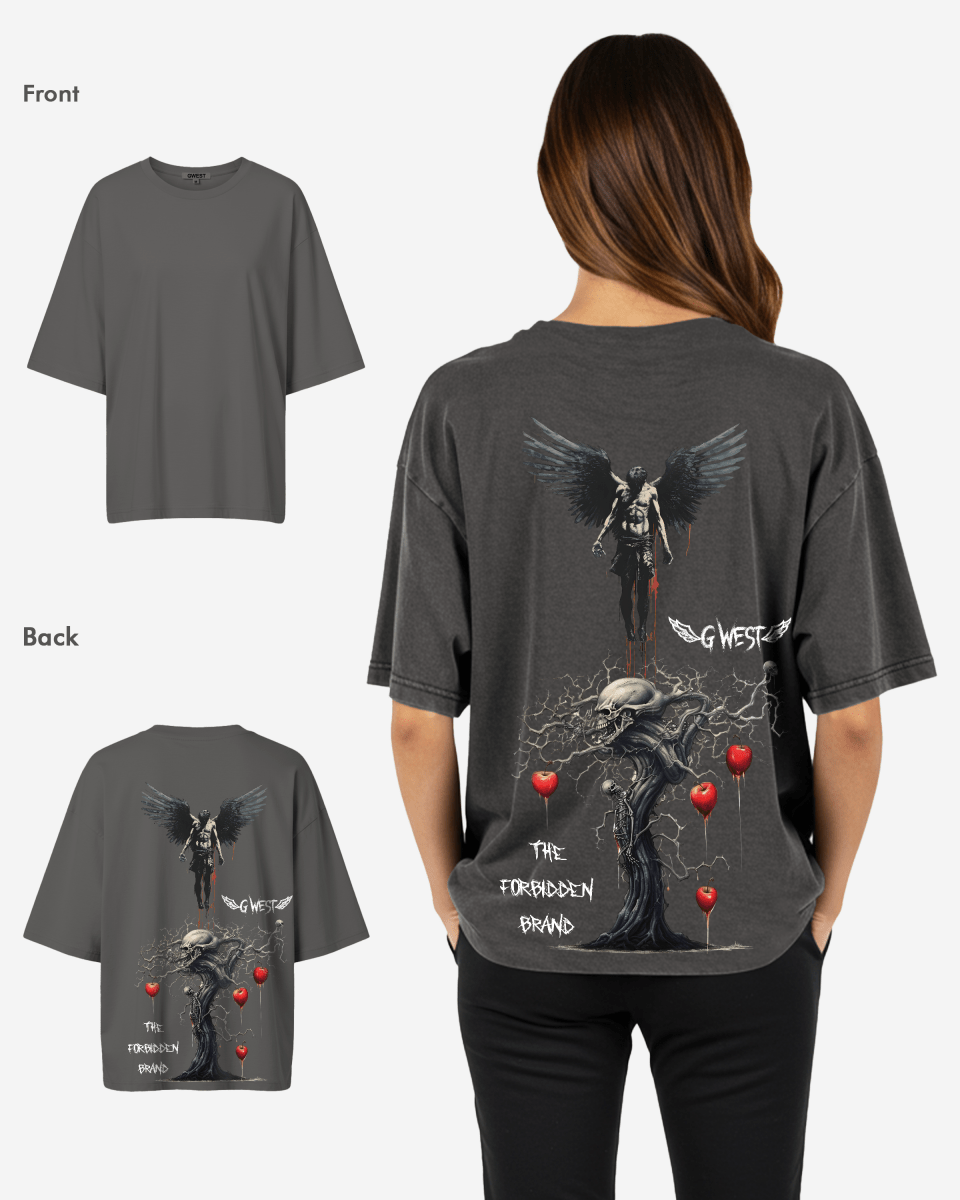 G West Womens Oversized Forbidden Brand Tee