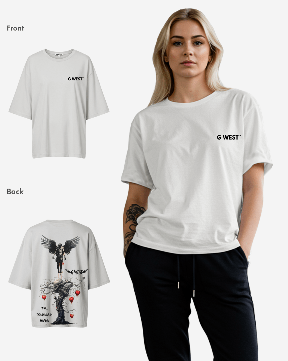 G West Womens Oversized Forbidden Brand Tee