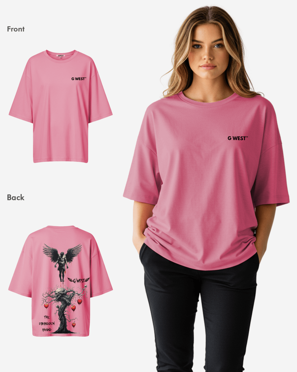 G West Womens Oversized Forbidden Brand Tee