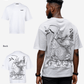G West Oversized Gratitude Reaper T-Shirt Mens