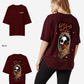 G West Womens Oversized Hustle T-Shirt
