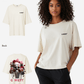 G West Womens Oversized Ice Cream Skull Tee
