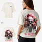 G West Womens Oversized Ice Cream Skull Tee