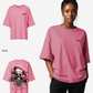 G West Womens Oversized Ice Cream Skull Tee