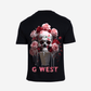 G West Mens Oversized Ice Cream Skull Tee