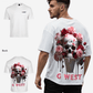 G West Mens Oversized Ice Cream Skull Tee