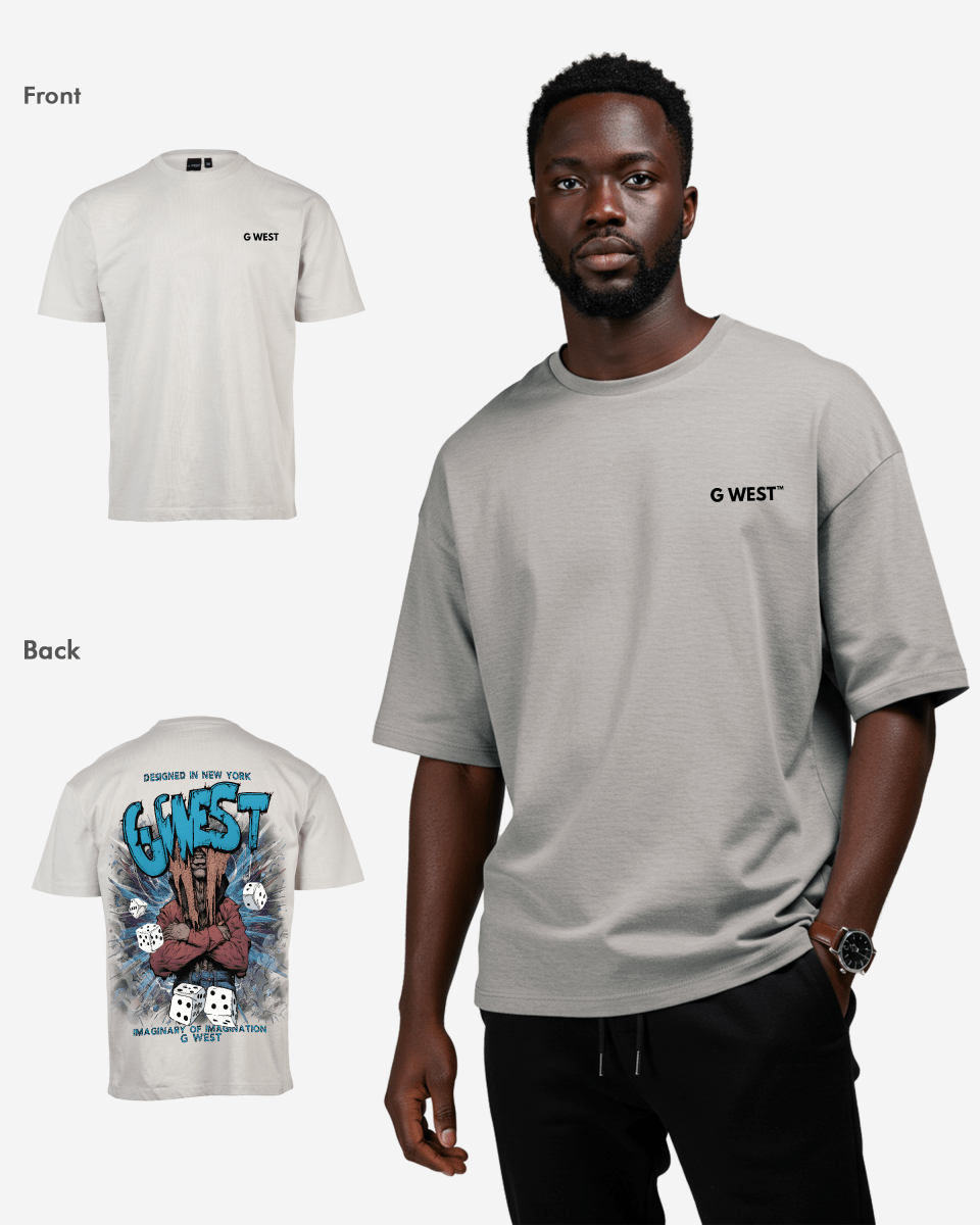 G West Mens Oversized Imagine Of Imagination Tee