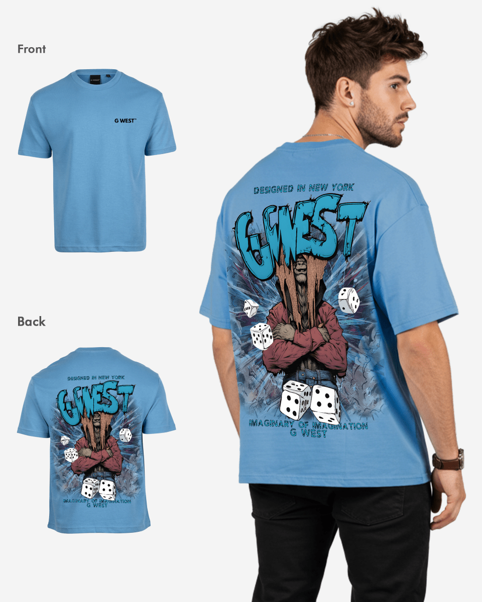 G West Mens Oversized Imagine Of Imagination Tee