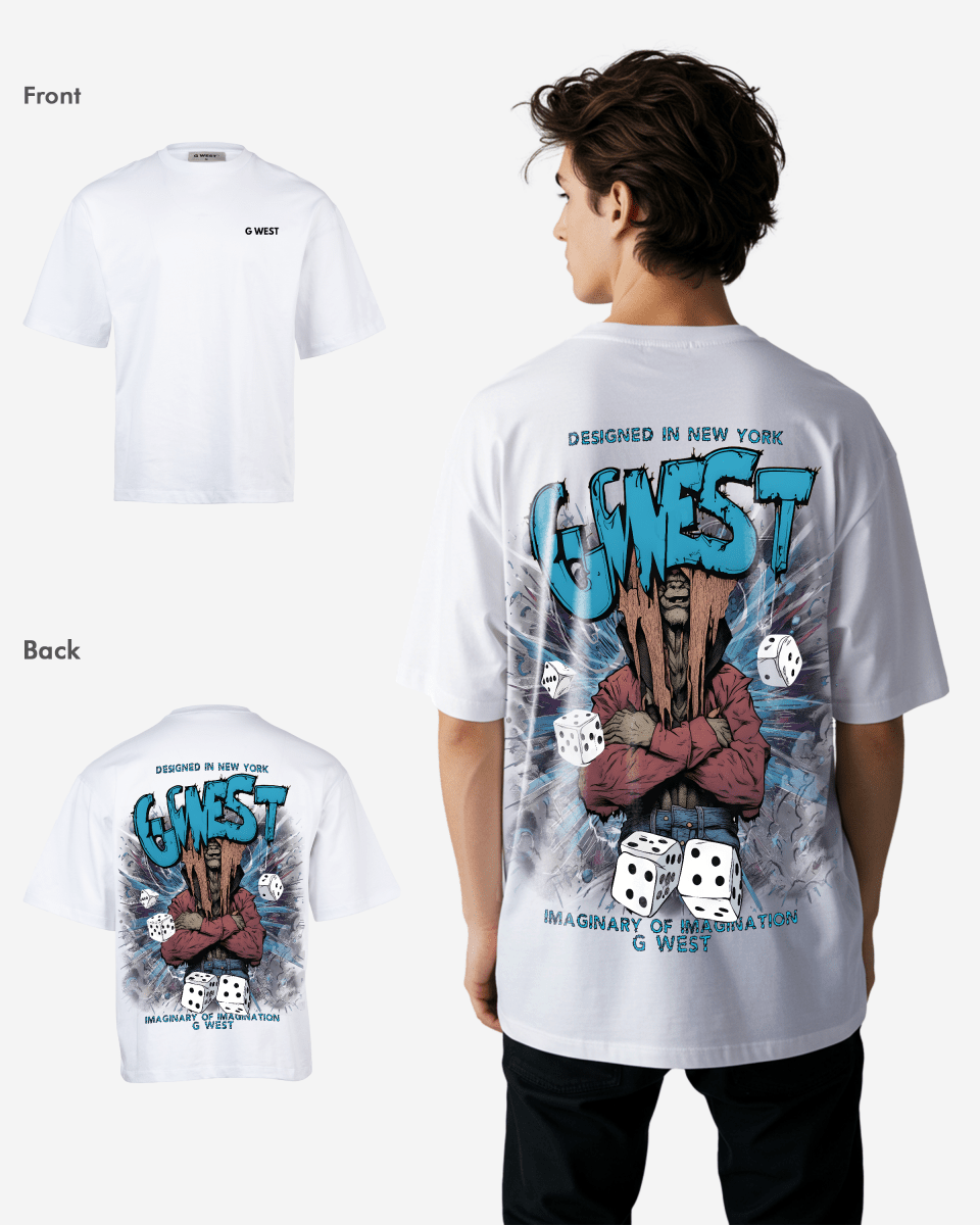 G West Mens Oversized Imagine Of Imagination Tee
