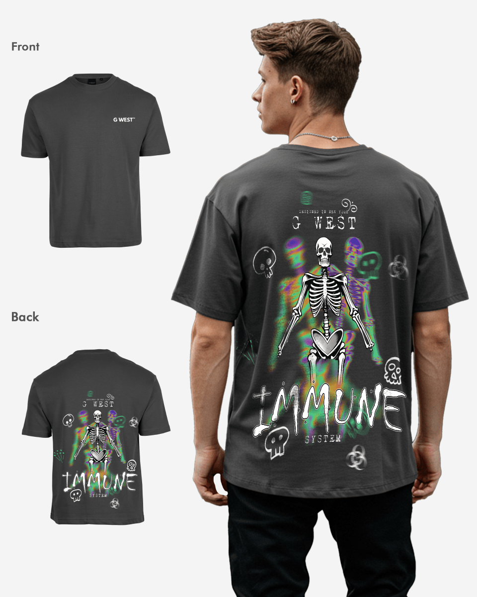 G West Oversized Immune T-Shirt Mens