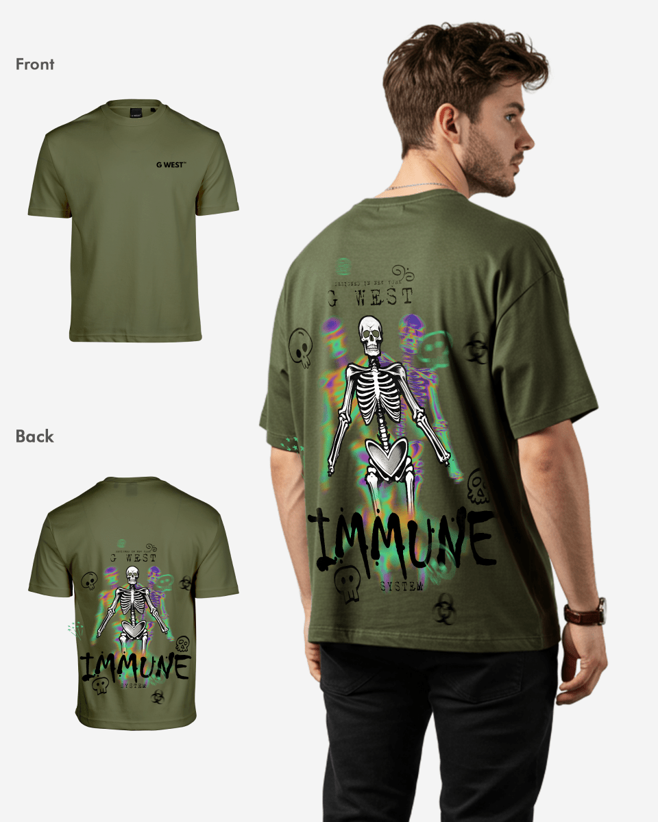 G West Oversized Immune T-Shirt Mens