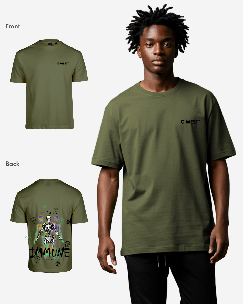 G West Oversized Immune T-Shirt Mens