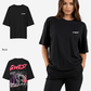 G West Womens Oversized Jams Of The Undead Tee