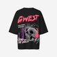 G West Womens Oversized Jams Of The Undead Tee