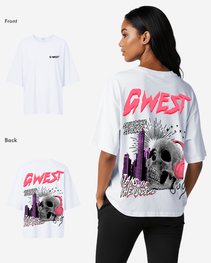 G West Womens Oversized Jams Of The Undead Tee