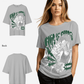 G West Womens Oversized King Of Chaos T Shirt