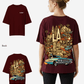G West Womens Oversized La Culture Tee