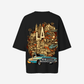 G West Womens Oversized La Culture Tee