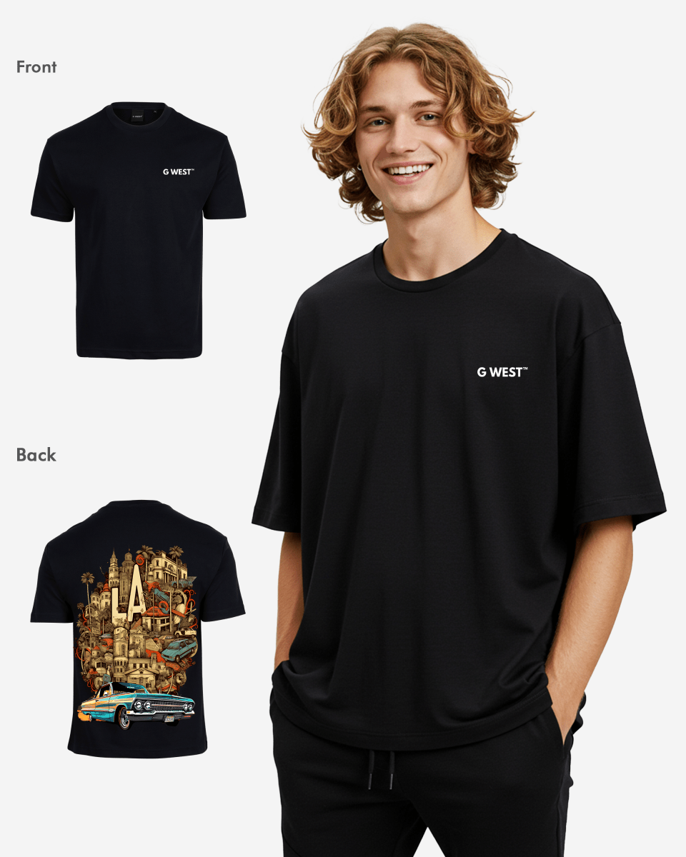 G West Oversized La Culture T-Shirt Mens