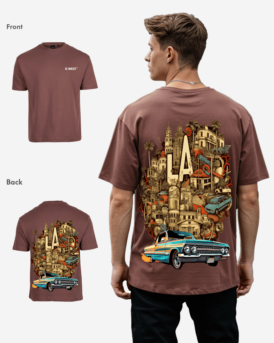 G West Oversized La Culture T-Shirt Mens