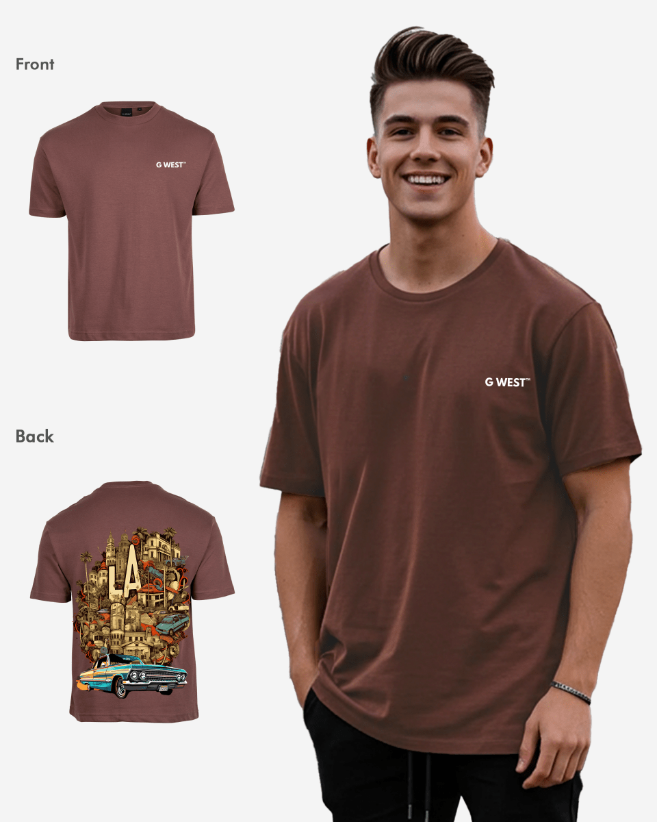 G West Oversized La Culture T-Shirt Mens