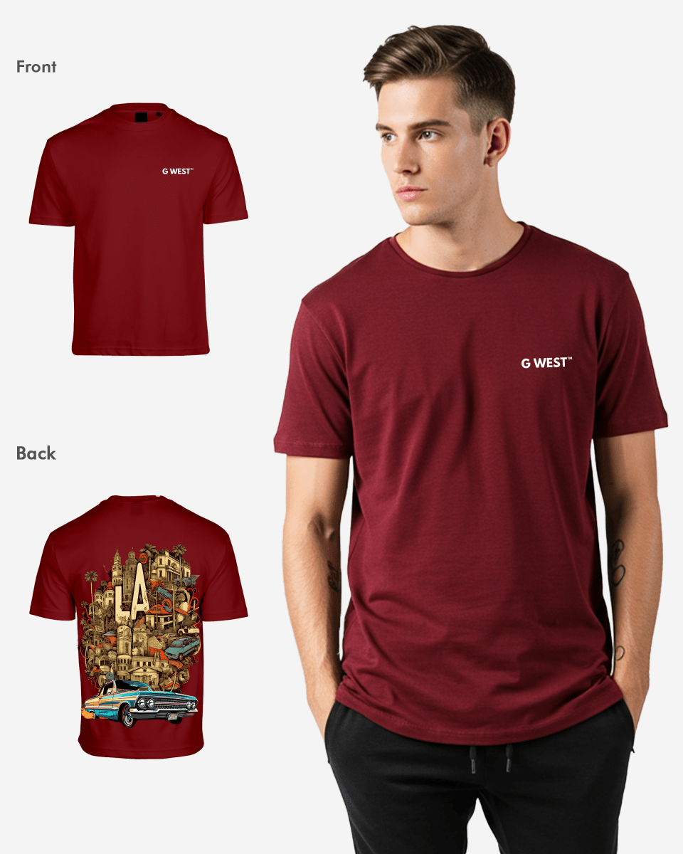 G West Oversized La Culture T-Shirt Mens