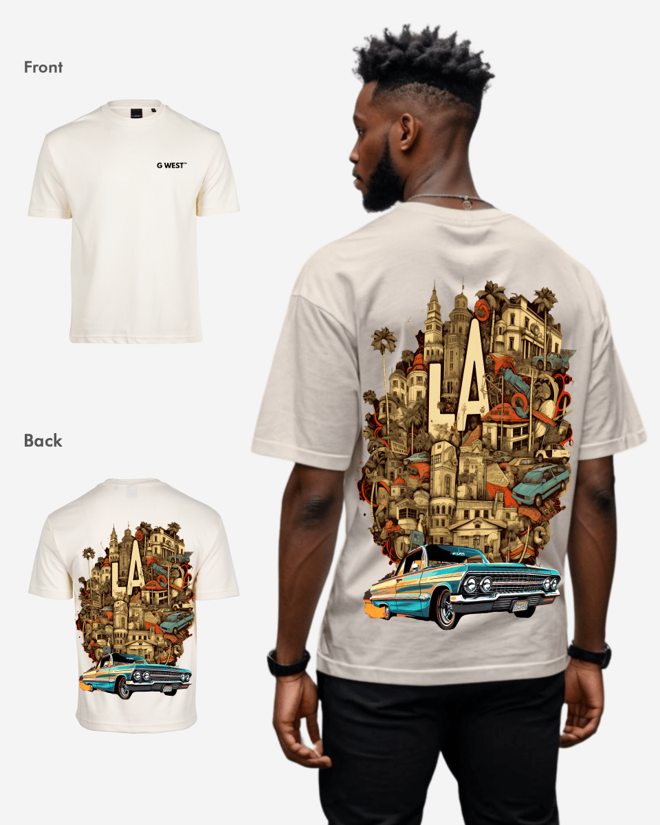 G West Oversized La Culture T-Shirt Mens